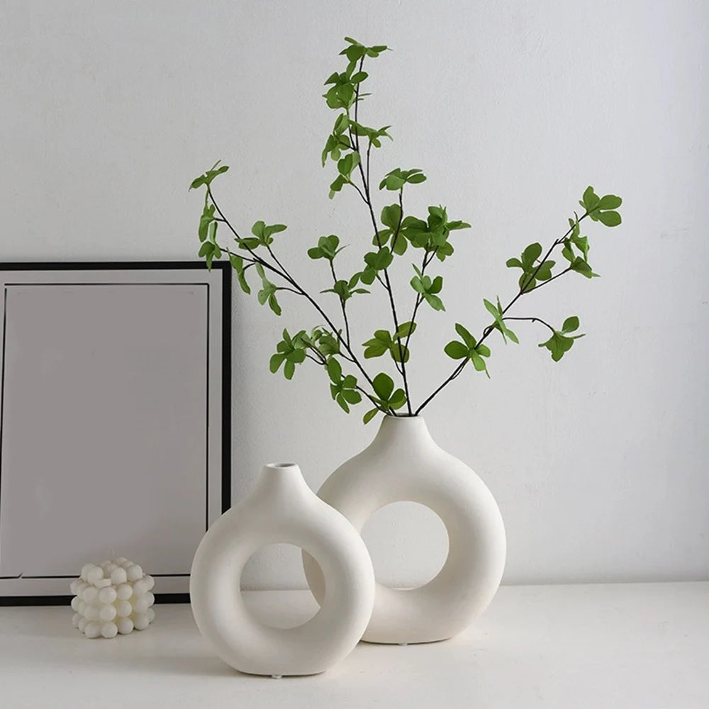 Contemporary Hollow Flower Vase