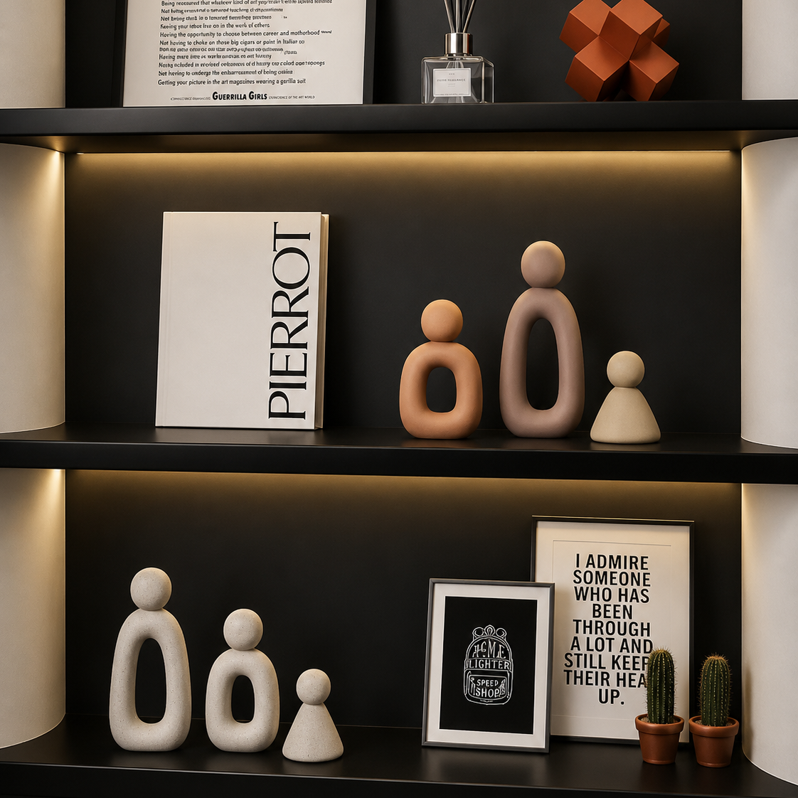 Modern Nordic Family Figure Sets