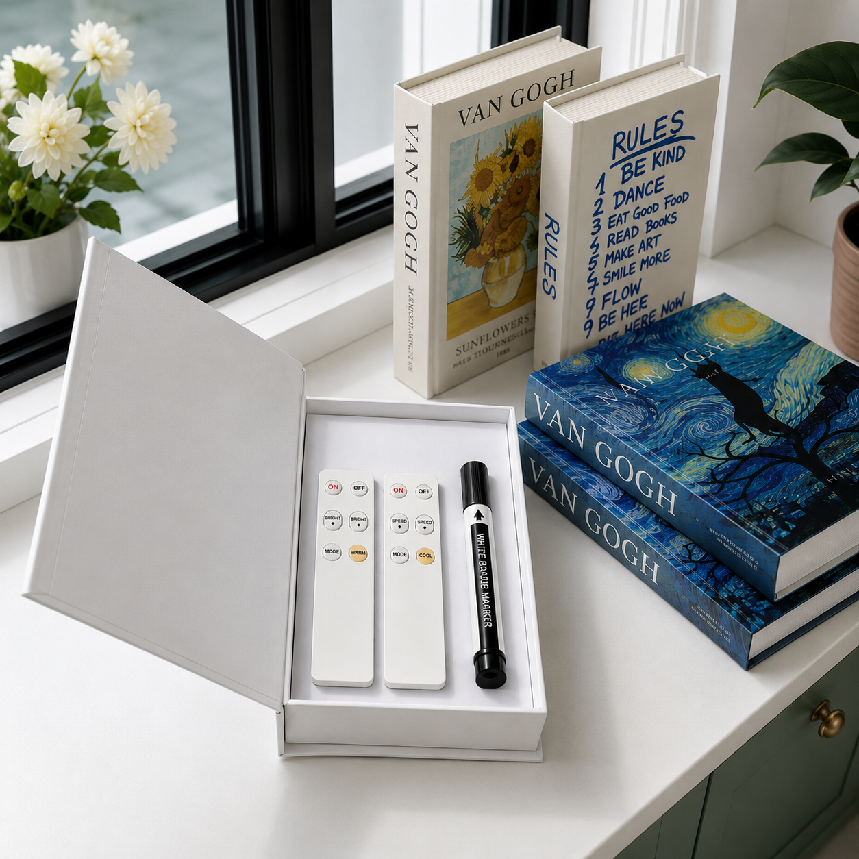 Decorative Faux Book Storage Box