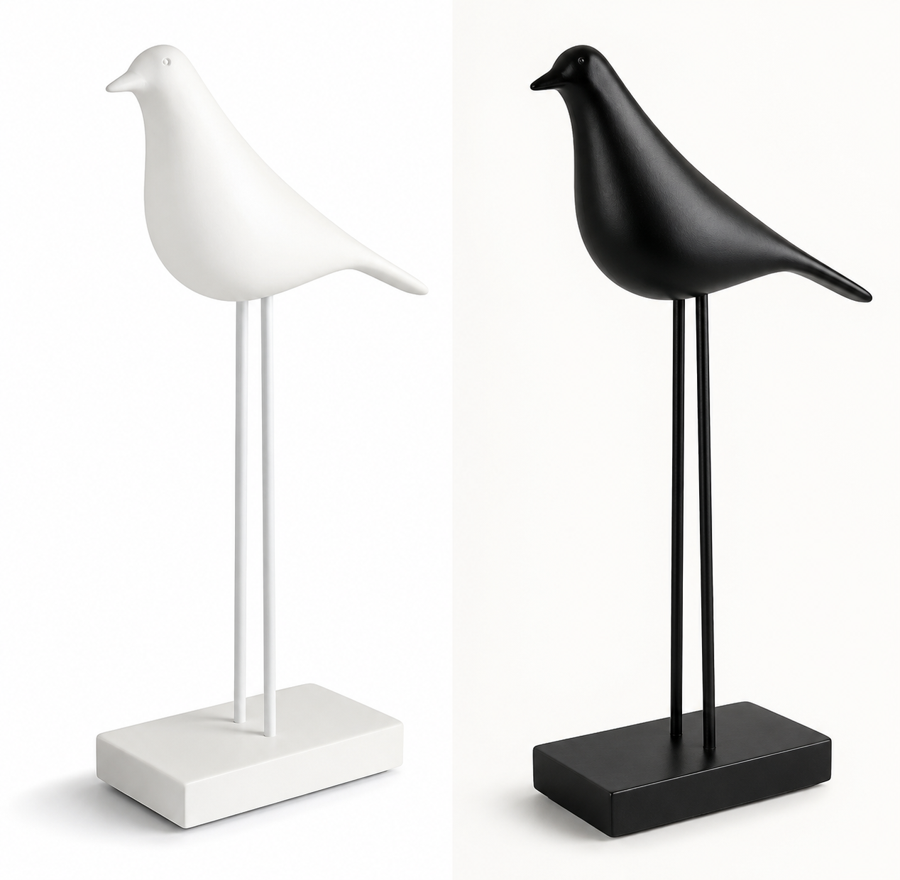 Nordische Vogelskulpturen