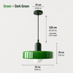 Aurelia Hanging Glass Ceiling Light Fixture