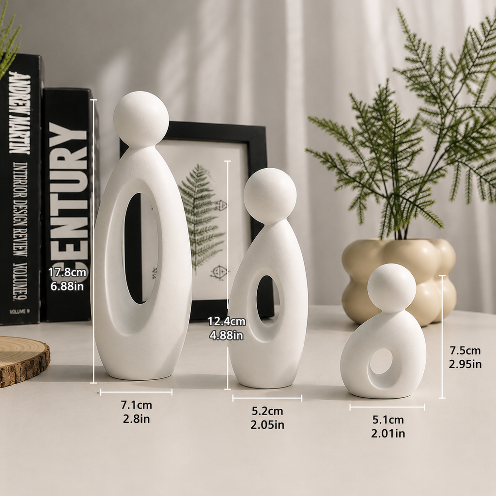 Modern Nordic Family Figure Sets