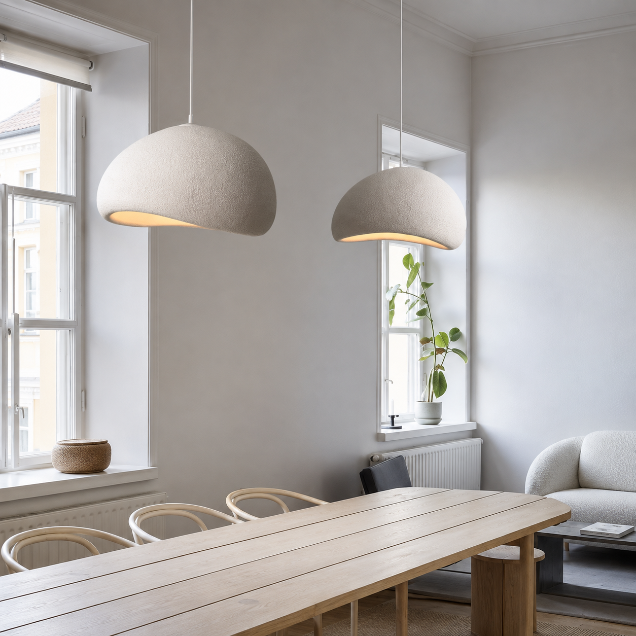Modern Wabi-Sabi LED Pendant Ceiling Light Fixture