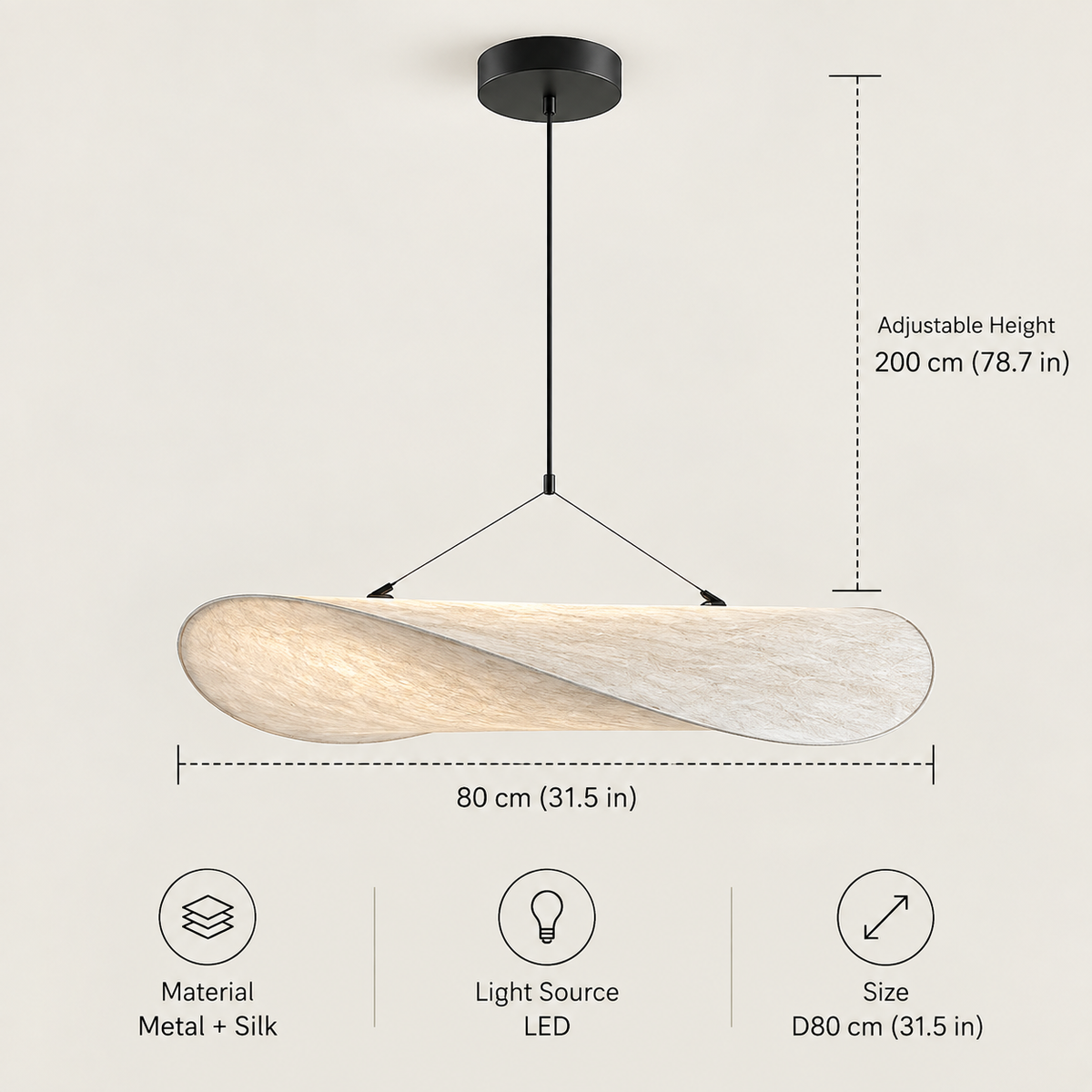 The Onda Pendant Light