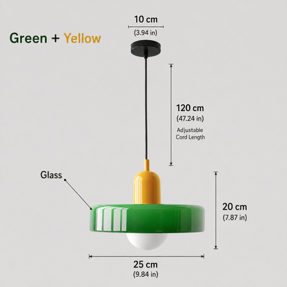 Aurelia Hanging Glass Ceiling Light Fixture