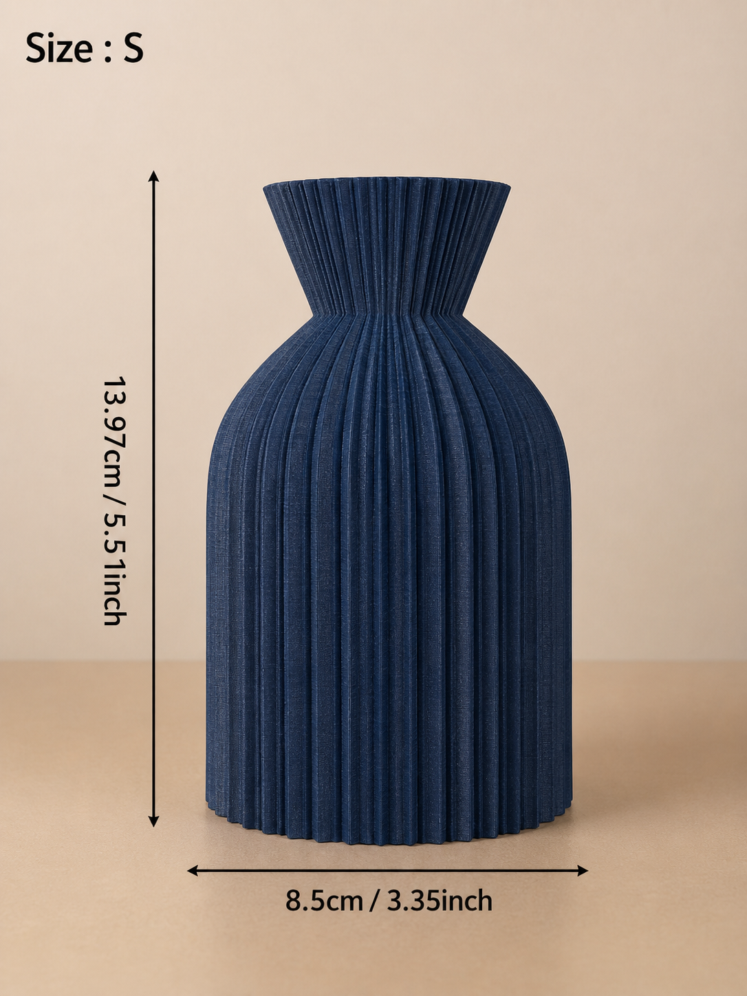 Pleated Wabi-Sabi Vase Collection