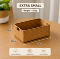 Natural Woven Seagrass Storage Basket