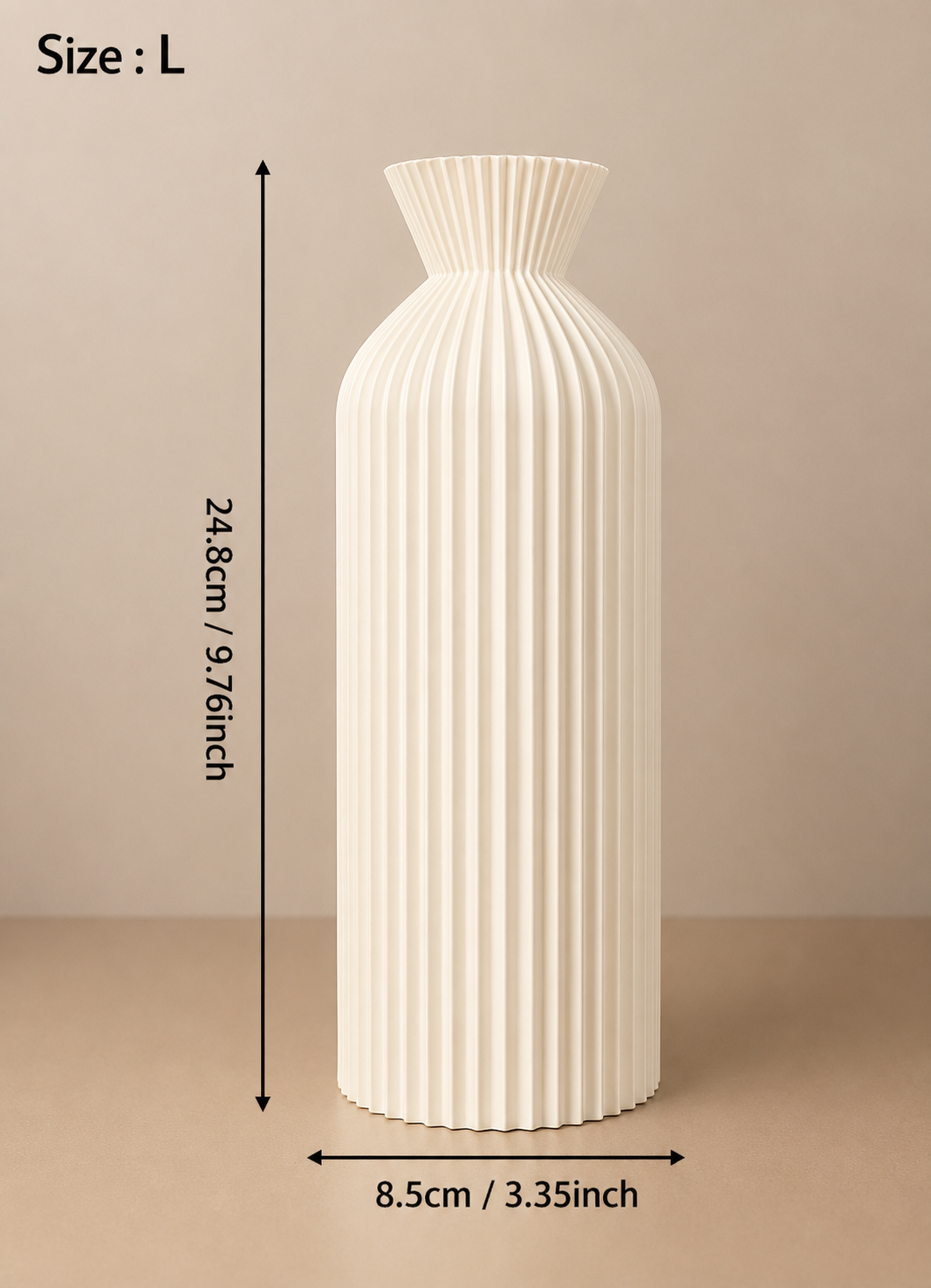 Pleated Wabi-Sabi Vase Collection