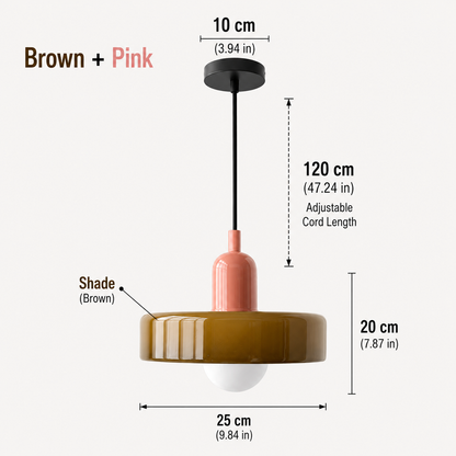 Aurelia Hanging Glass Ceiling Light Fixture