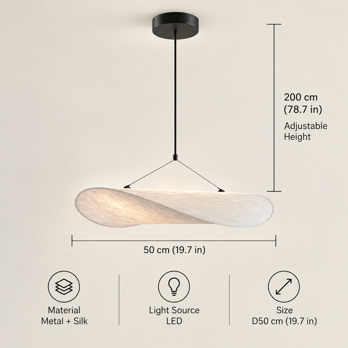 The Onda Pendant Light