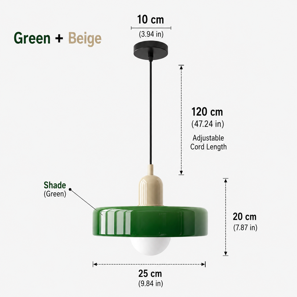 Aurelia Hanging Glass Ceiling Light Fixture