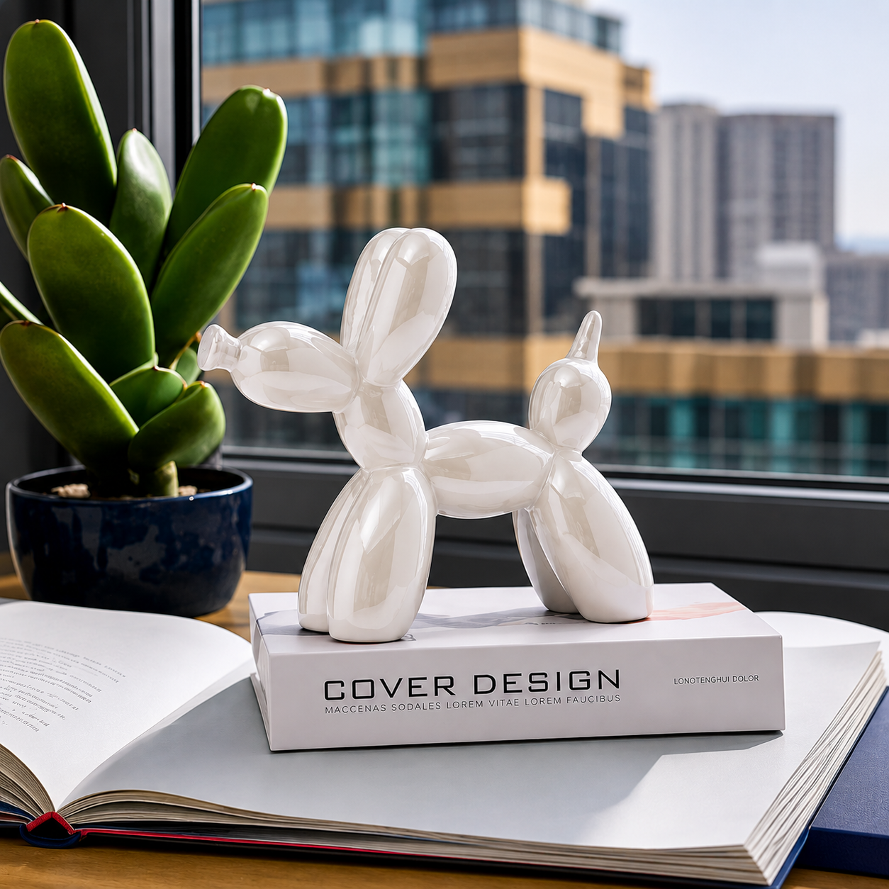 Ceramic Balloon Dogs