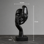 Minimalist Resin Face Sculptures