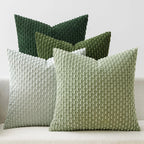 Textured Corduroy Throw Pillow Case