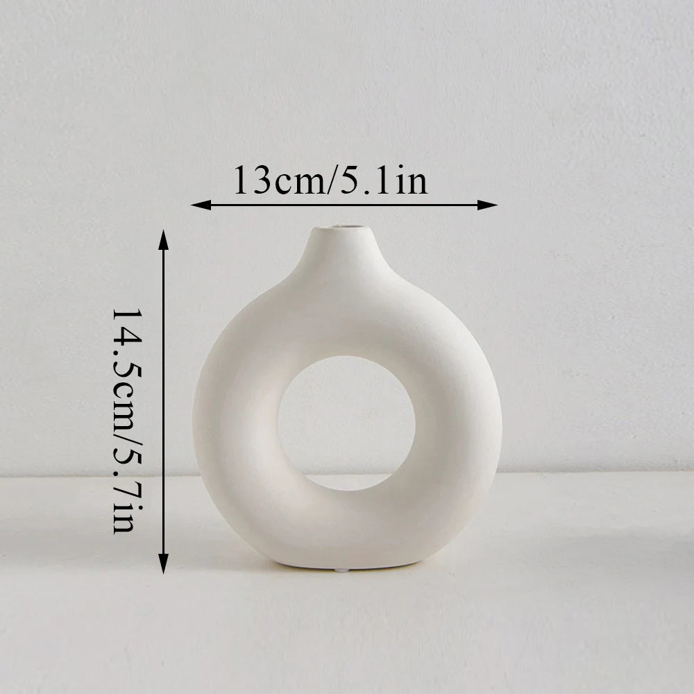 Contemporary Hollow Flower Vase