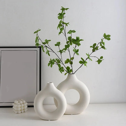 Contemporary Hollow Flower Vase