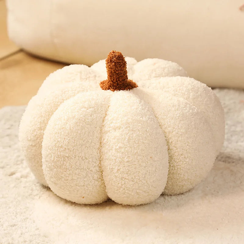 Plush Pumpkin Throw Pillow
