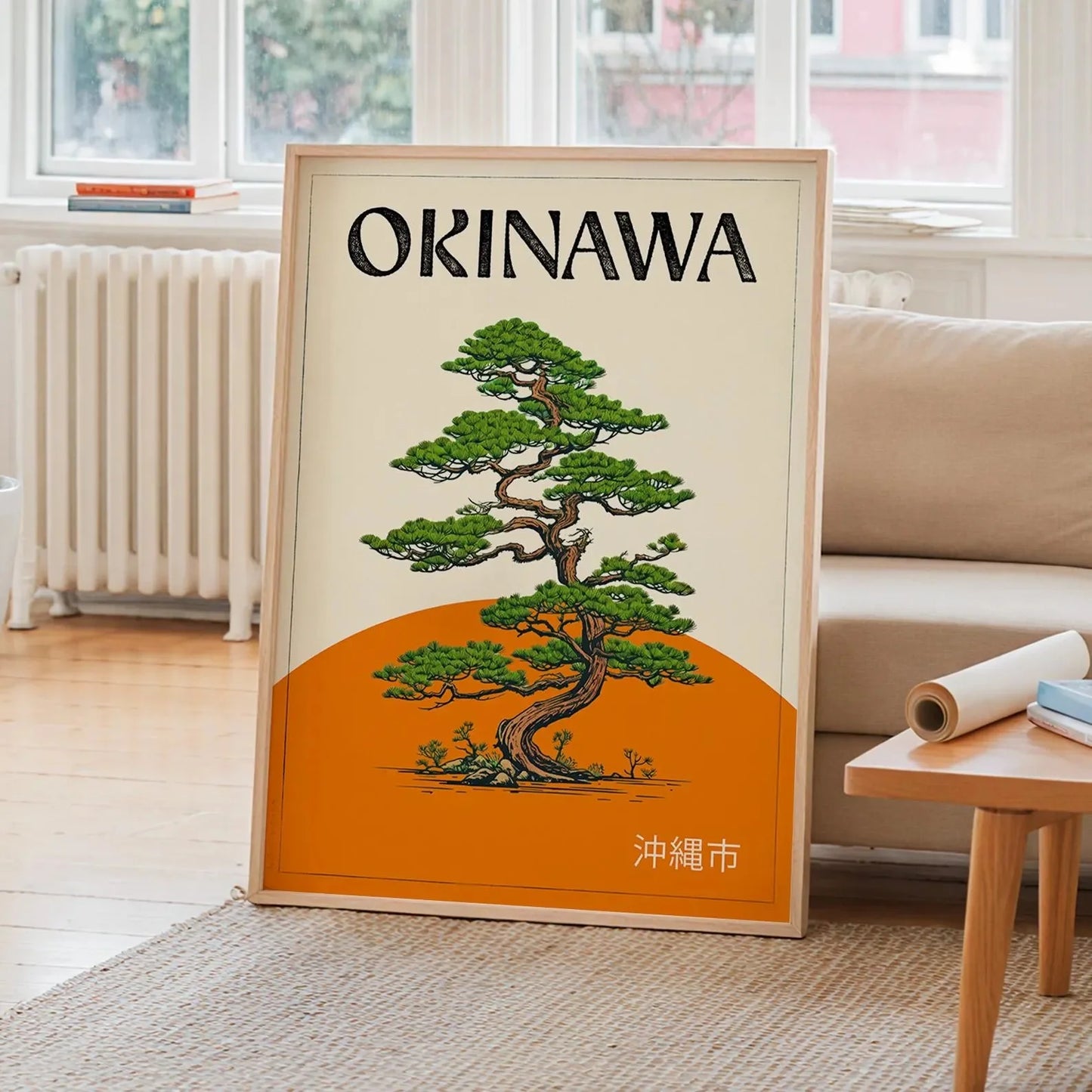 Vintage Okinawa Canvas Print Collection | Unframed