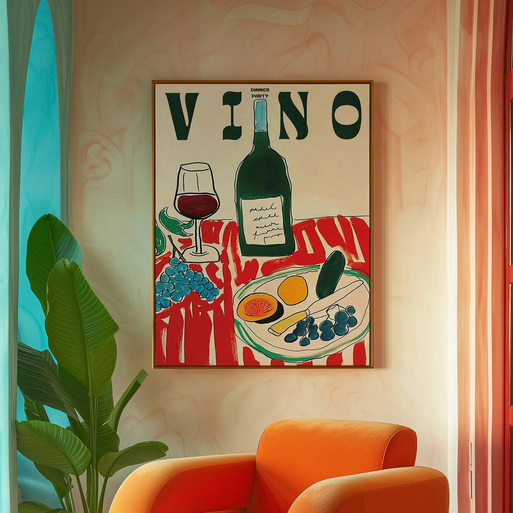 Chilli, Amore and Vino Collection - Canvas Prints