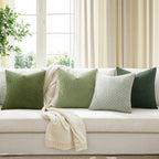 Textured Corduroy Throw Pillow Case