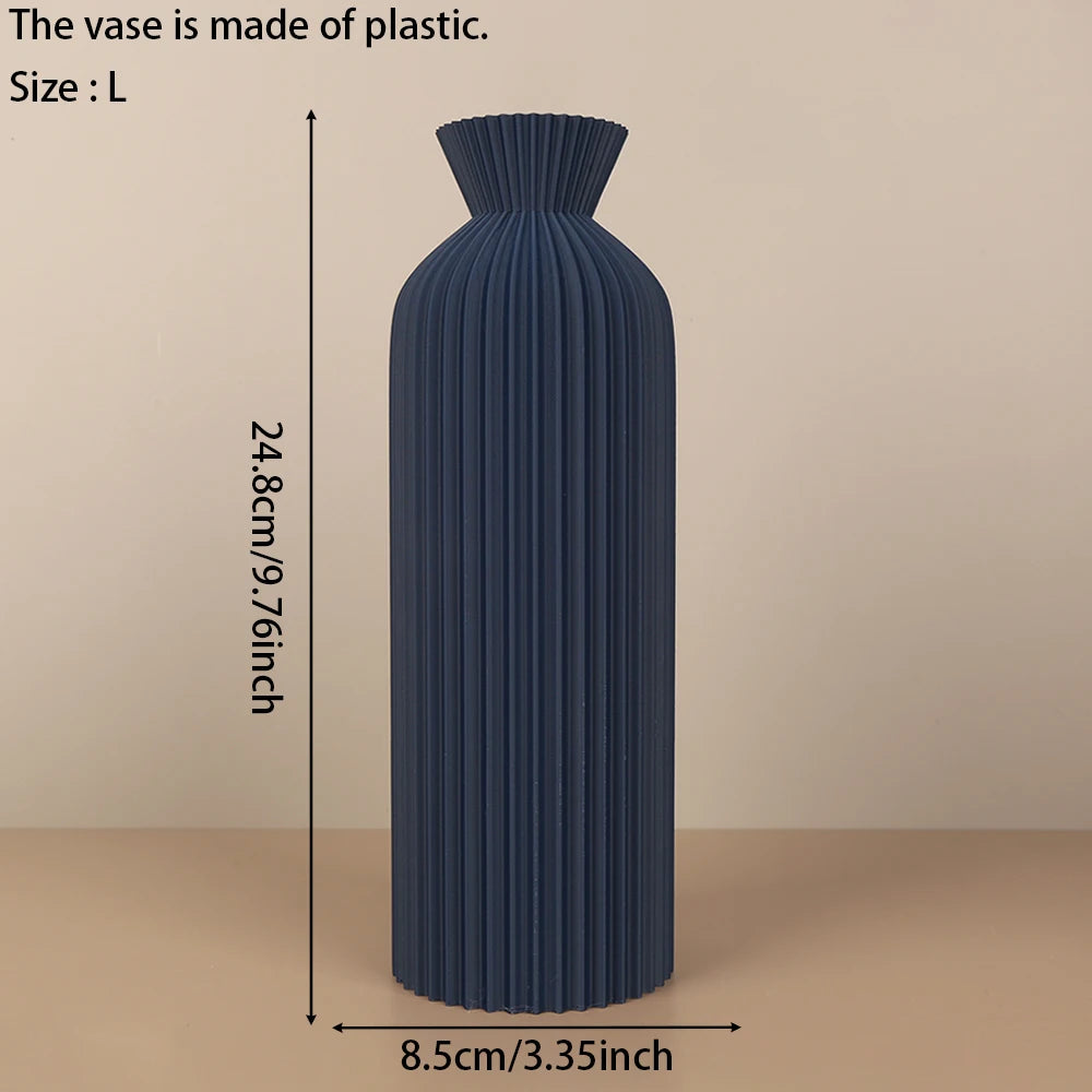 Plissierte Wabi-Sabi-Vasenkollektion