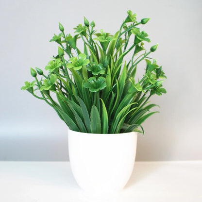 Mini Faux Potted Plant