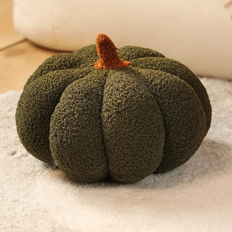Plush Pumpkin Throw Pillow