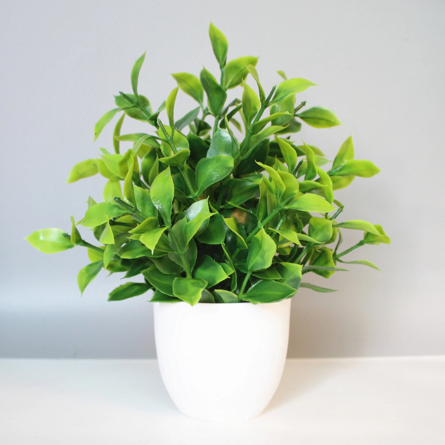 Mini Faux Potted Plant