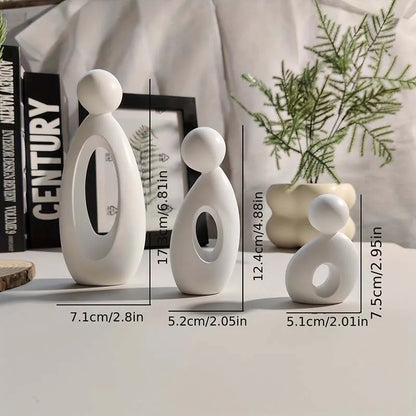 Modern Nordic Family Sculpture Set