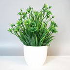 Mini Faux Potted Plant