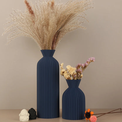 Plissierte Wabi-Sabi-Vasenkollektion