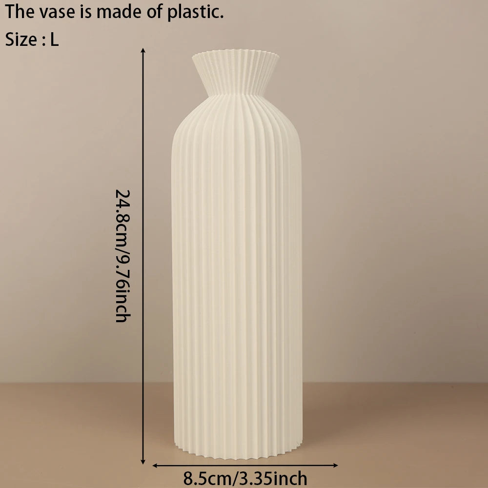Plissierte Wabi-Sabi-Vasenkollektion