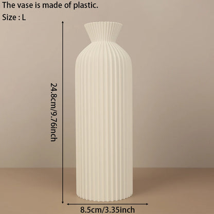 Plissierte Wabi-Sabi-Vasenkollektion
