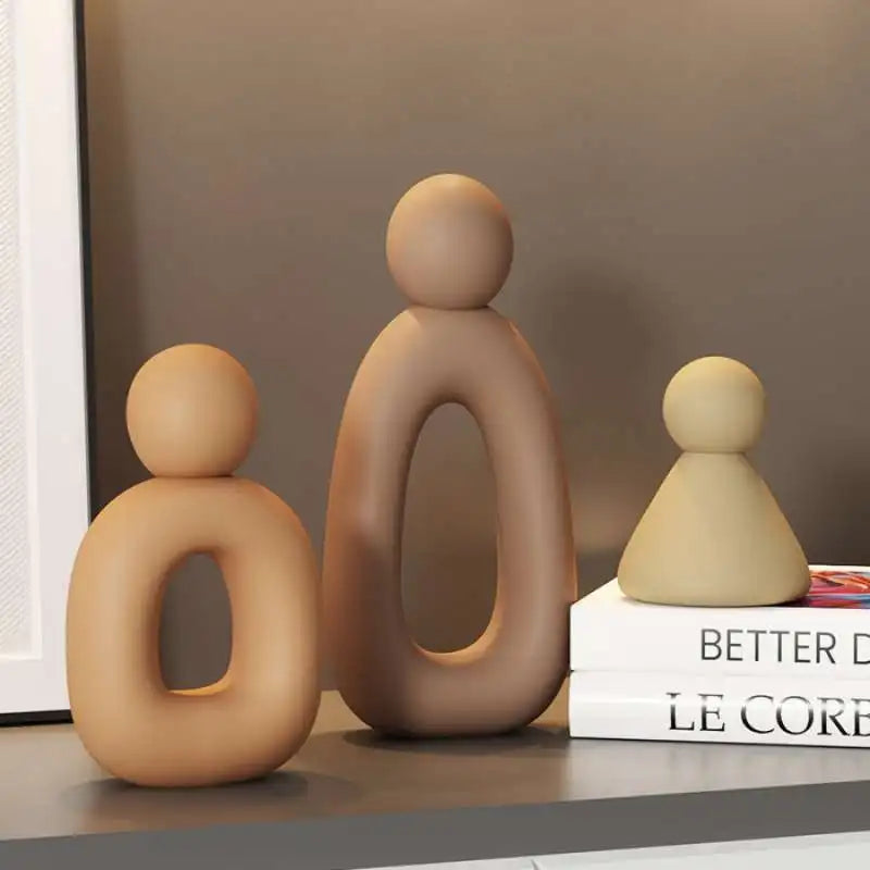 Modern Nordic Family Sculpture Set