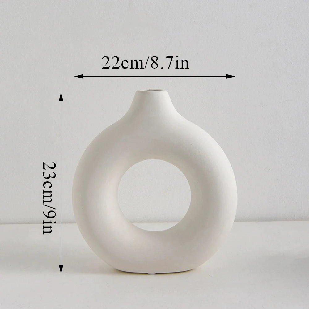 Contemporary Hollow Flower Vase