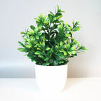 Mini Faux Potted Plant