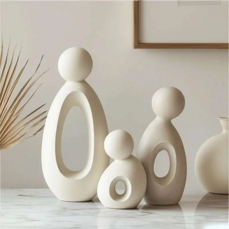 Modern Nordic Family Sculpture Set