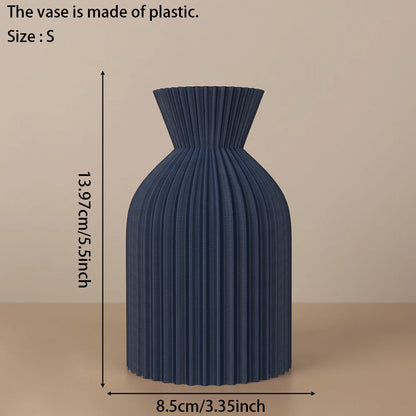 Plissierte Wabi-Sabi-Vasenkollektion