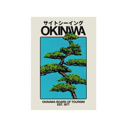Vintage Okinawa Canvas Print Collection | Unframed