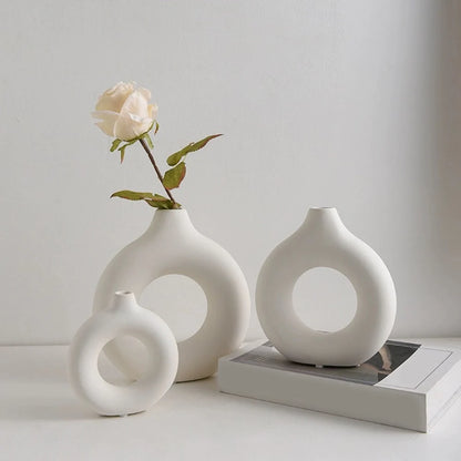 Contemporary Hollow Flower Vase