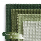 Textured Corduroy Throw Pillow Case