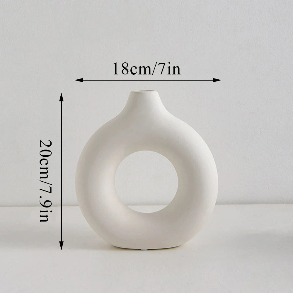 Contemporary Hollow Flower Vase