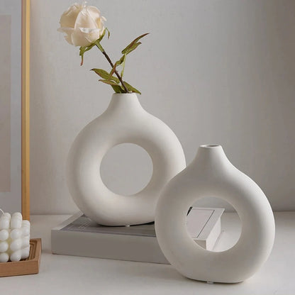 Contemporary Hollow Flower Vase