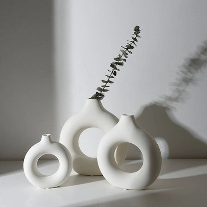 Contemporary Hollow Flower Vase